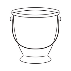 Wall Mural - cooler bucket isolated icon