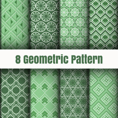 Wall Mural - Geometric vector pattern wallpaper background surface textures