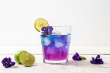 Butterfly Pea Juice With Lime