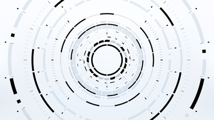Wall Mural - Futuristic Technology Abstract Background. Vector Modern Hi-Tech Wallpaper