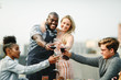 © Rawpixel.com - Gorgeous friends toasting at a summer party
