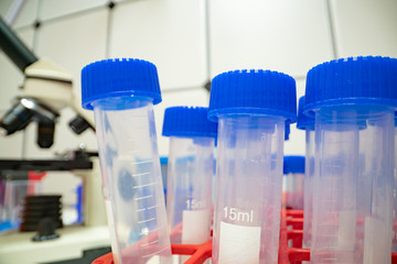 Poster - Test tubes  in the medical  lab. science laboratory test tubes , laboratory equipment