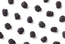 Fruit Pattern Of Blackberries