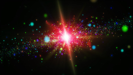 Wall Mural - Galaxy abstract background color