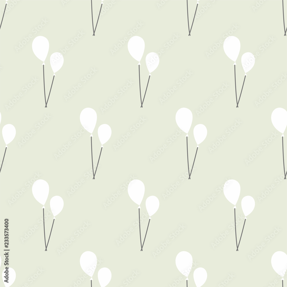 Foto  seamless balloon pattern