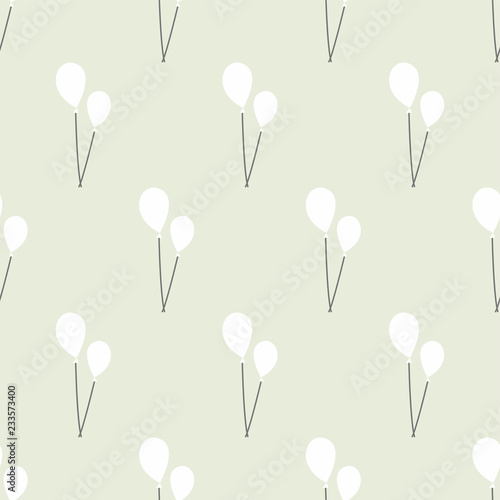 Leinwand Poster  seamless balloon pattern