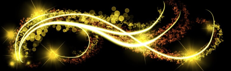 Wall Mural - fireworks, neon lights, banner, celebration, new years eve, party time banner