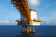 © chanjaok1 - Accommodation in oil and gas platform they are a lot of people on boarded the accommodation platform connect to production platform with bridge.