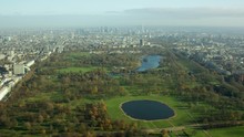 Aerial View Of Hyde Park London UK