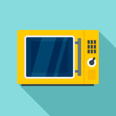 Sticker - Keypad microwave icon. Flat illustration of keypad microwave vector icon for web design