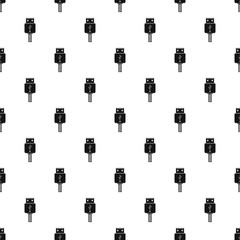 Poster - Memory flash drive pattern seamless vector repeat geometric for any web design