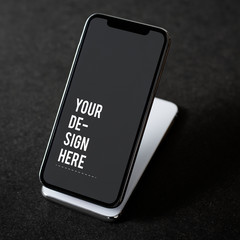 Canvas Print - Premium mobile phone screen mockup template