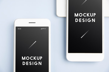 Sticker - Premium mobile phone screen mockup template