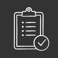 Sticker - Task planning chalk icon