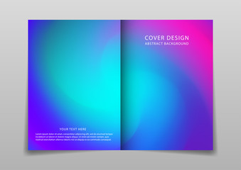Wall Mural - Cover design with geometric pattern,vector template brochures, flyers, presentations, leaflet, magazine.