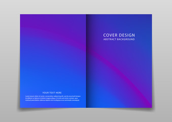 Wall Mural - Cover design with geometric pattern,vector template brochures, flyers, presentations, leaflet, magazine.