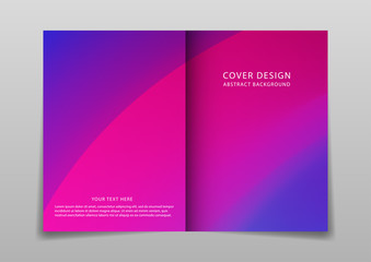 Wall Mural - Cover design with geometric pattern,vector template brochures, flyers, presentations, leaflet, magazine.