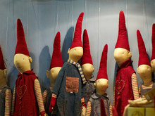 Group Of Creative Christmas Soft Toy Elves Dolls
