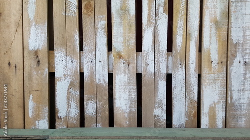 Old Wooden Fence Stained With White Paint Buy This Stock Photo