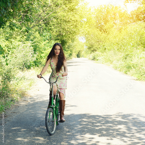 beautiful girl cycle