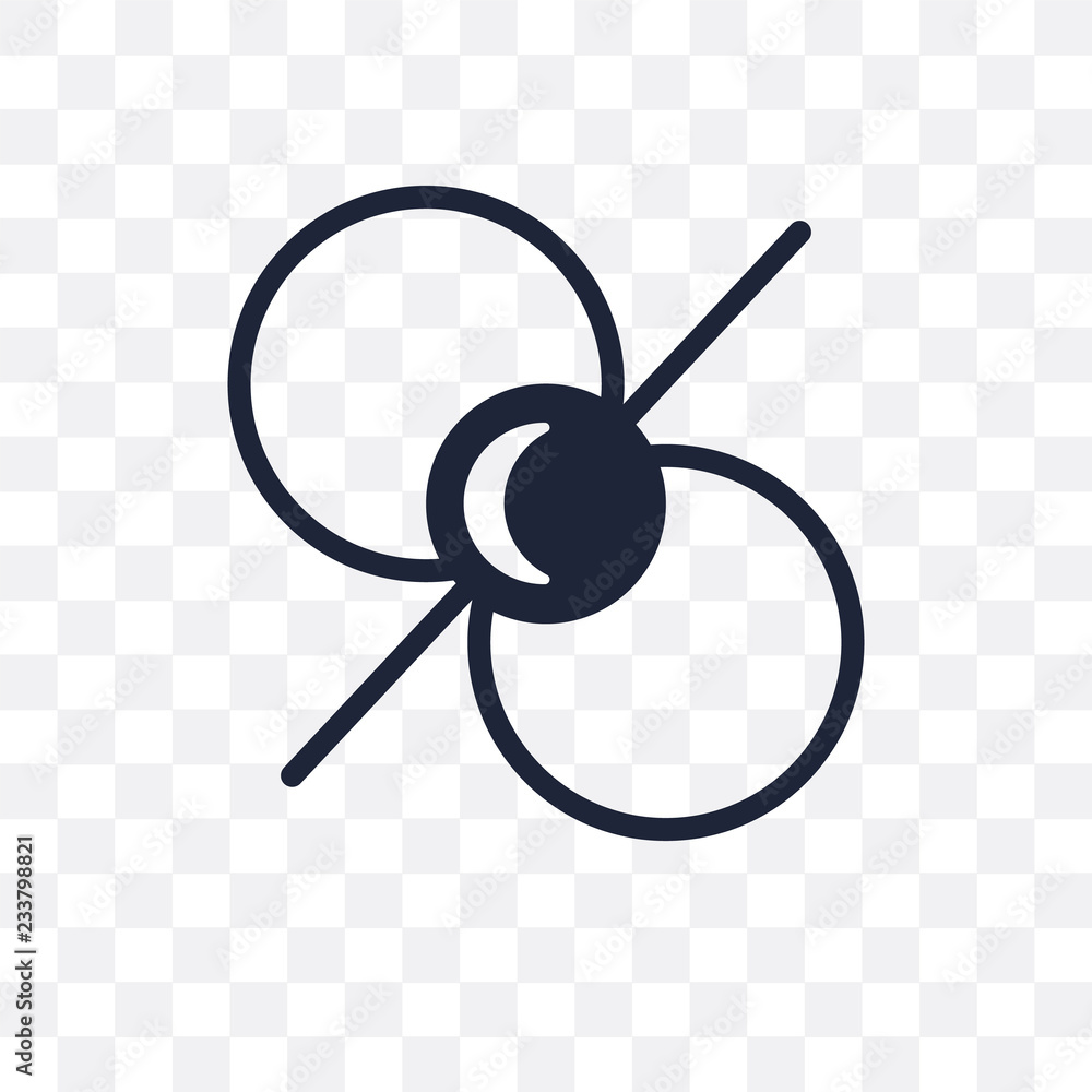 Pulsar transparent icon. Pulsar symbol design from Astronomy collection. Simple element vector illustration. Can be used in web and mobile.
