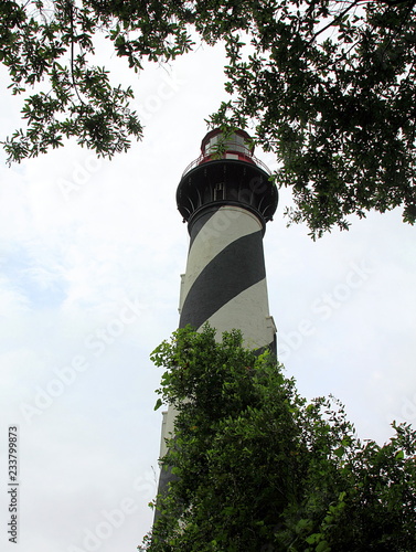 Fotografie, Obraz Lighthouse on Atlantic coast in St. Augustine, Florida.