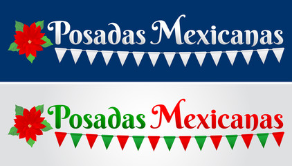 Sticker - Posadas Mexicanas, Posadas is a Mexican Traditional christmas Celebration, December holiday