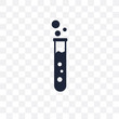 Test tube transparent icon. Test tube symbol design from Science collection.