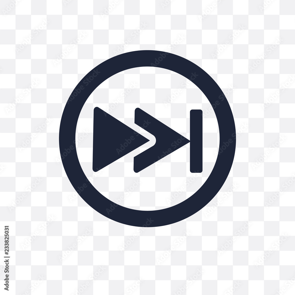 Fast forward transparent icon. Fast forward symbol design from Web  navigation collection. Stock Vector | Adobe Stock, image size:1000x1000