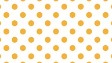 Computer Generated Animation Of Yellow Psychedelic Circles On White Background