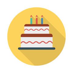 Wall Mural - cake sweet birthday