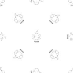 Sticker - Pumpkin pattern seamless vector repeat geometric for any web design