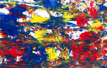 Wall Mural - abstract art. creative hand painted background, wallpaper, texture.