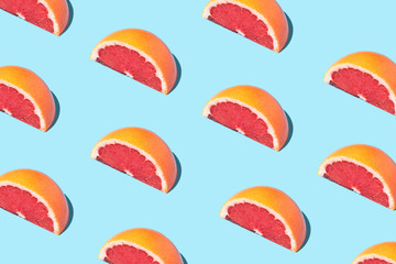 Food fashion food pattern with grapefruits