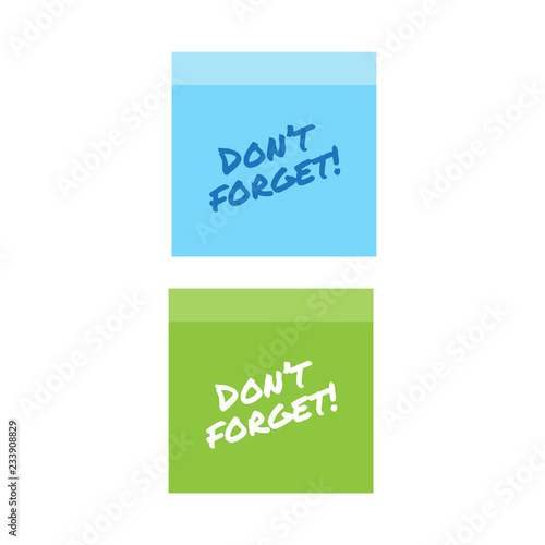 Sticky Notes Vector Set Memo Paper Sticker Banner Buy This