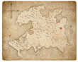 © Andrey Kuzmin - treasure medieval pirates map page isolated