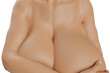© PixlMakr - Woman holding her big breasts in her hand