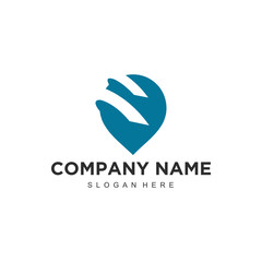 Poster - Simple minimalistic modern professional logo design letter F vector EPS illustrator template