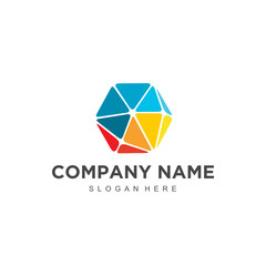 Poster - Simple and Minimalist technology Logo Design vector