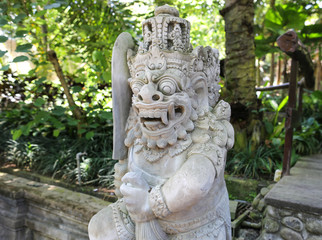 Balinese traditional symbol of hindu religion, Statue at the entrance to the Garuda Wisnu Kencana Cultural Park