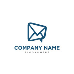 Poster - Simple minimalistic modern professional logo design mail vector EPS illustrator template