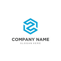 Leinwandbilder - letter z logo design vector