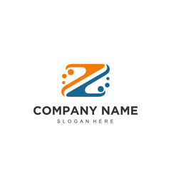 Leinwandbilder - letter z logo design vector