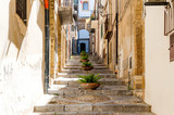 Fototapeta Na drzwi - Medieval street in the ancient part of Cefalu