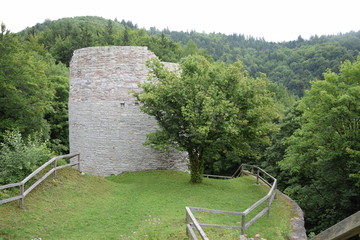 Poster - Burgruine Nordeck, Steinachtal