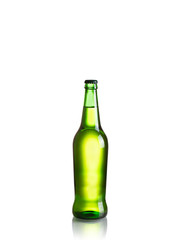 Wall Mural - Cider bottle isolated on white background