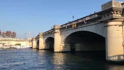 Poster - Pont de la Concorde sur la Seine à Paris