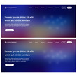 Modern design concept of web page template for abstract gradient background