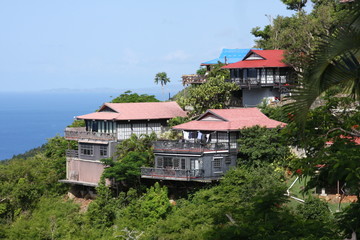 Wall Mural - houses with a view