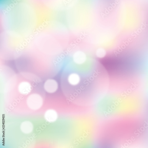 Abstract Colorful Blurred Background With Lights And Bokeh